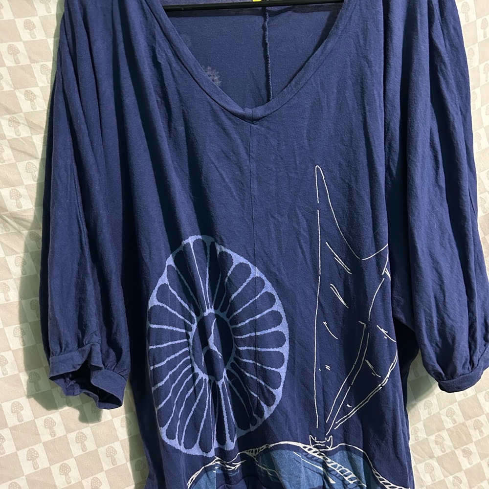 Blue Kealopiko top (L)